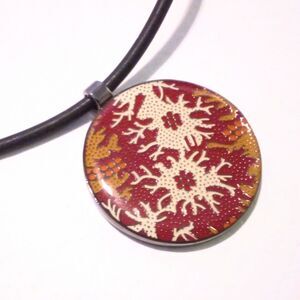 Stephen Hogarth Bunabiri Aboriginal Art Pendant Necklace *